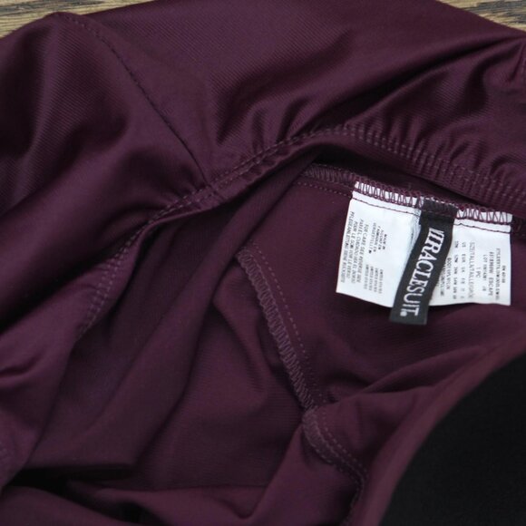 NWT Miraclesuit Size Escape Underwire Wrap One Piece Swimsuit Shiraz Purple 22W - Picture 4 of 4